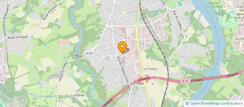 localisation de l'entreprise TOKA DESIGN à LA CHAPELLE-SUR-ERDRE