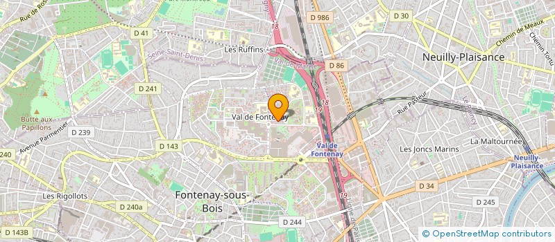 localisation de l'entreprise TOKABI à FONTENAY-SOUS-BOIS