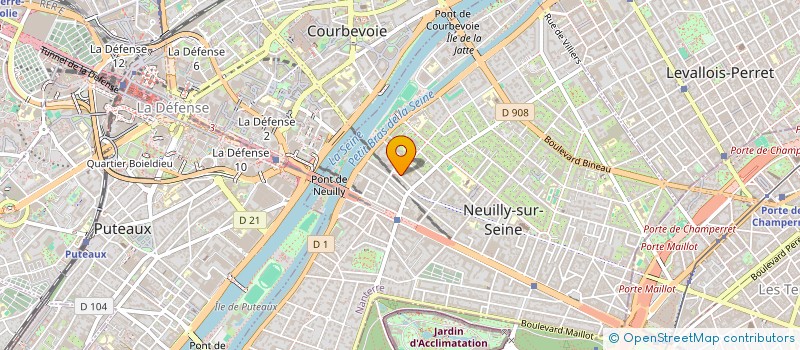 localisation de l'entreprise TOKBOO à NEUILLY-SUR-SEINE