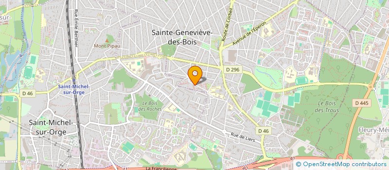 localisation de l'entreprise TOKE MASTA à SAINTE-GENEVIEVE-DES-BOIS