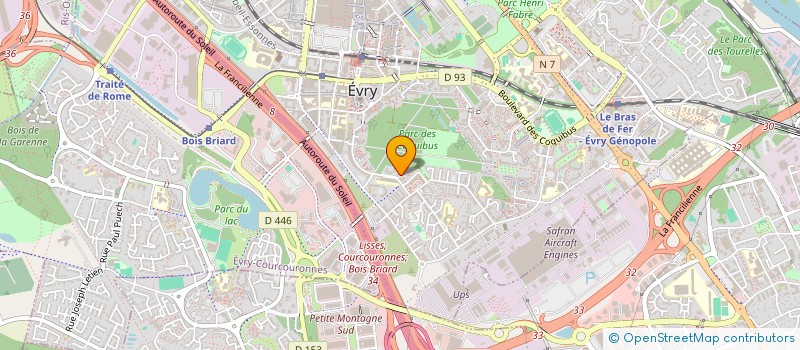 localisation de l'entreprise TOKHO à EVRY-COURCOURONNES