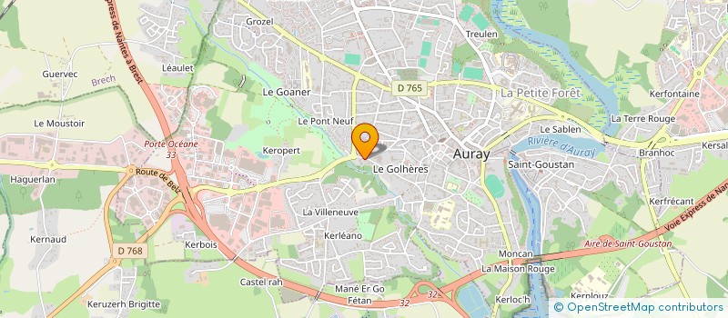 localisation de l'entreprise TOKHO  ARRADON
