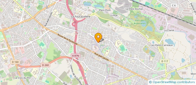 localisation de l'entreprise TOKI à ANGERS