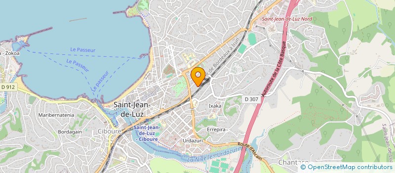 localisation de l'entreprise TOKI MAITEA  SAINT-JEAN-DE-LUZ