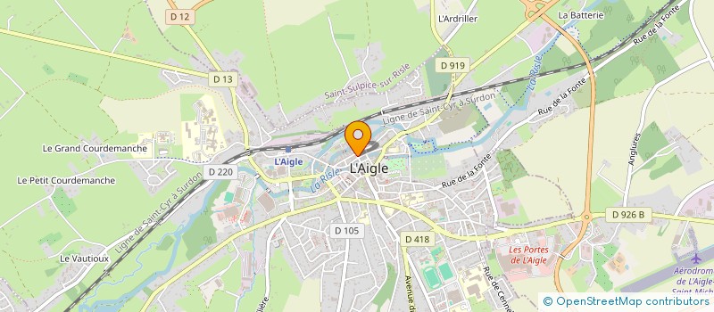localisation de l'entreprise TOKI MARKET à L'AIGLE