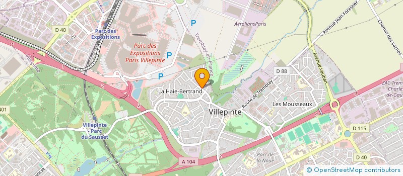 localisation de l'entreprise TOKI PROMOTION  VILLEPINTE