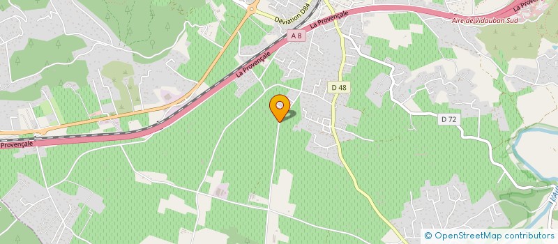 localisation de l'entreprise TOKICA  VIDAUBAN