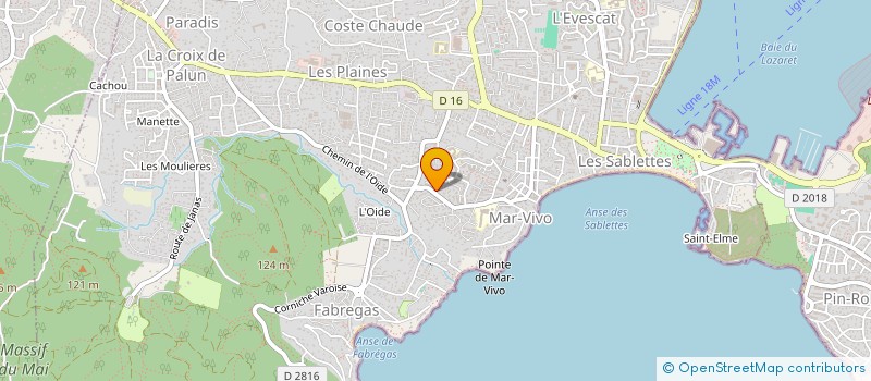 localisation de l'entreprise TOKOTO à LA SEYNE-SUR-MER