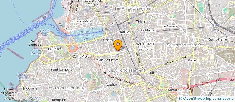 localisation de l'entreprise TOKOYA à MARSEILLE