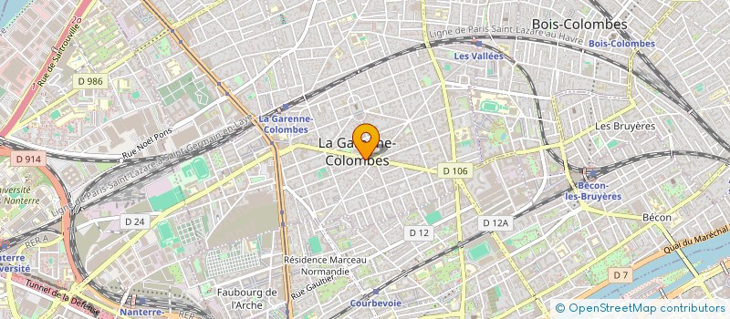 localisation de l'entreprise TOKUSHIMA à LA GARENNE-COLOMBES