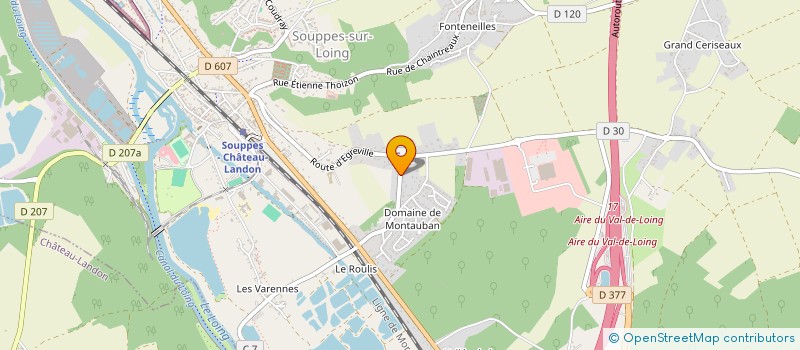 localisation de l'entreprise TOKY SERVICES à SOUPPES-SUR-LOING