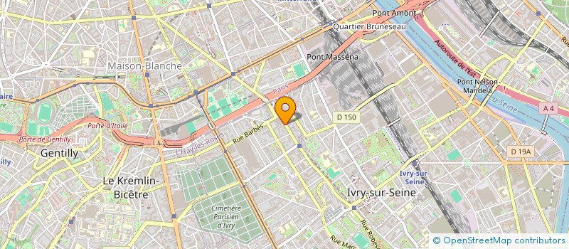 localisation de l'entreprise TOKYAM à IVRY-SUR-SEINE