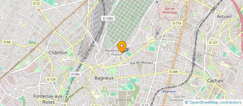 localisation de l'entreprise TOKYO A BAGNEUX à BAGNEUX
