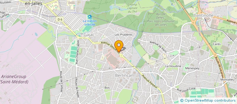 localisation de l'entreprise TOKYO A BORDEAUX  SAINT-MEDARD-EN-JALLES