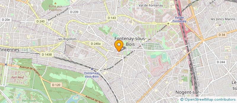 localisation de l'entreprise TOKYO SUSHI à FONTENAY-SOUS-BOIS