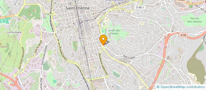 localisation de l'entreprise TOL-FM  SAINT-ETIENNE