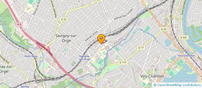 localisation de l'entreprise TOLALO à SAVIGNY-SUR-ORGE