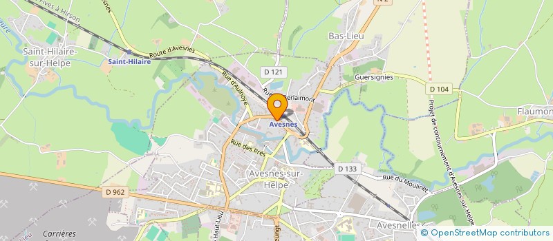 localisation de l'entreprise TOLANDEL à AVESNES-SUR-HELPE