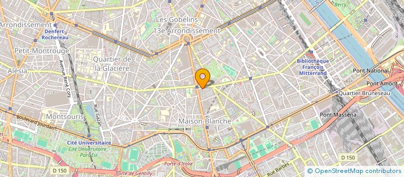 localisation de l'entreprise TOLBIAC 13  PARIS