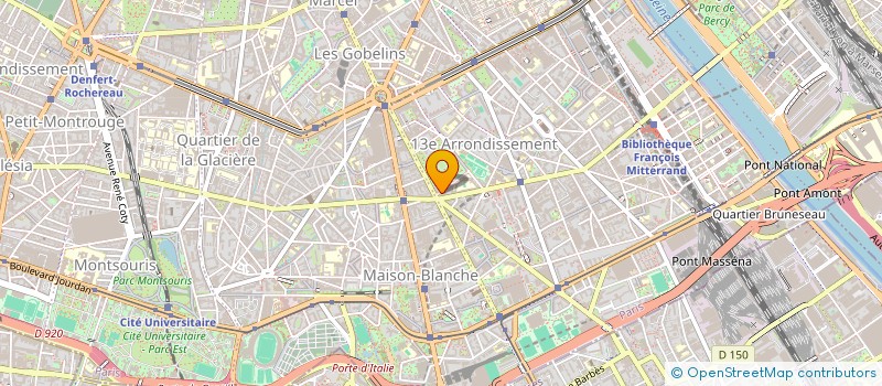 localisation de l'entreprise TOLBIAC MAGNAN à PARIS