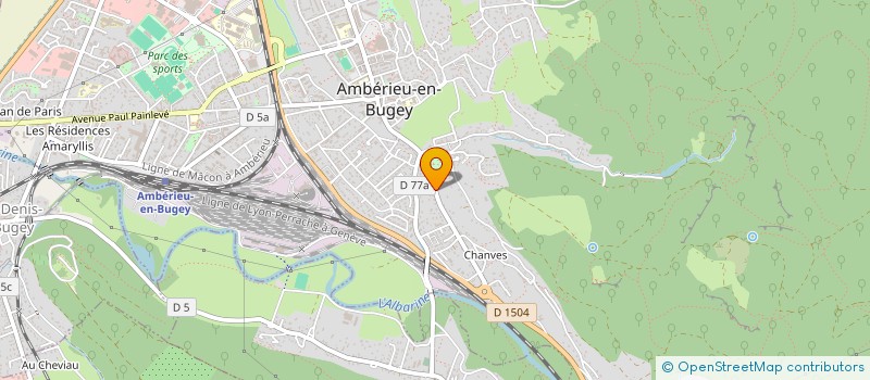 localisation de l'entreprise TOLE TECH SOLUTIONS à AMBERIEU-EN-BUGEY