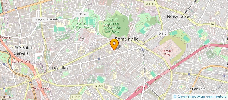 localisation de l'entreprise TOLE TUBE FIL à ROMAINVILLE