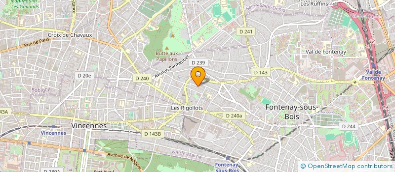 localisation de l'entreprise TOLEAD à FONTENAY SOUS BOIS