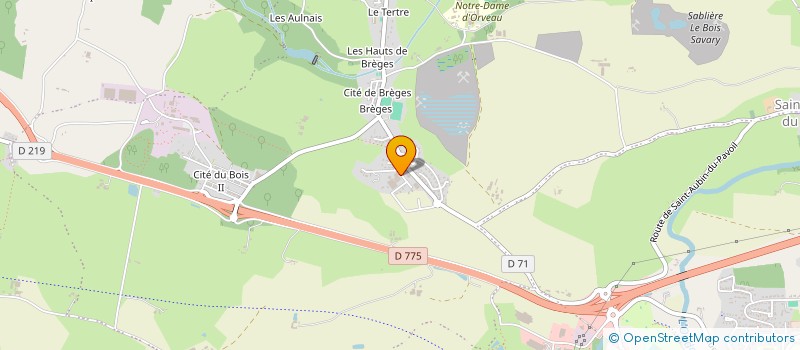localisation de l'entreprise TOLECTRO à SEGRE-EN-ANJOU BLEU