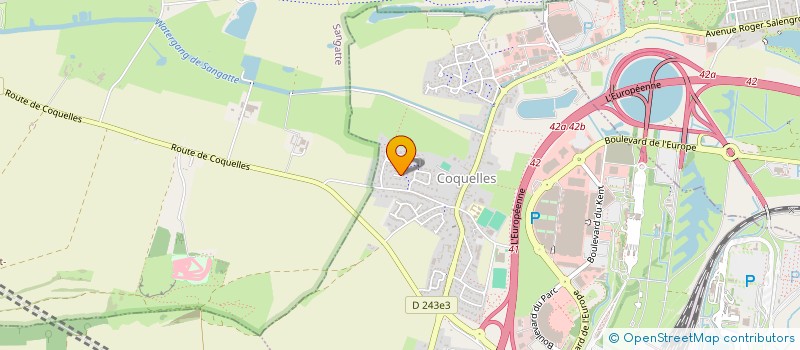 localisation de l'entreprise TOLENA  COQUELLES