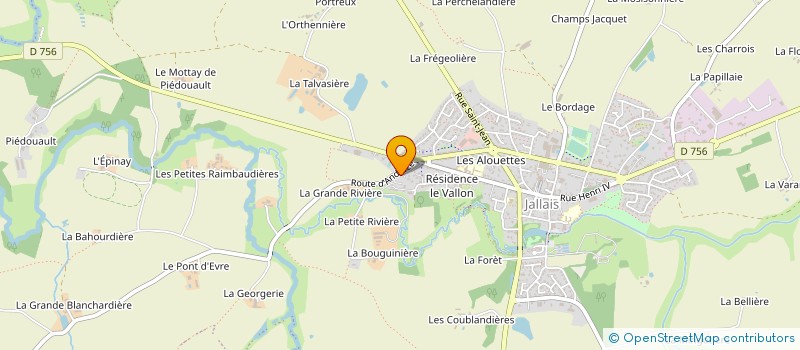 localisation de l'entreprise TOLERIE CHAUDR MARTIN à BEAUPREAU-EN-MAUGES