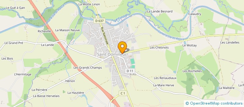 localisation de l'entreprise TOLERIE DARMOR à SAINT-DOMINEUC