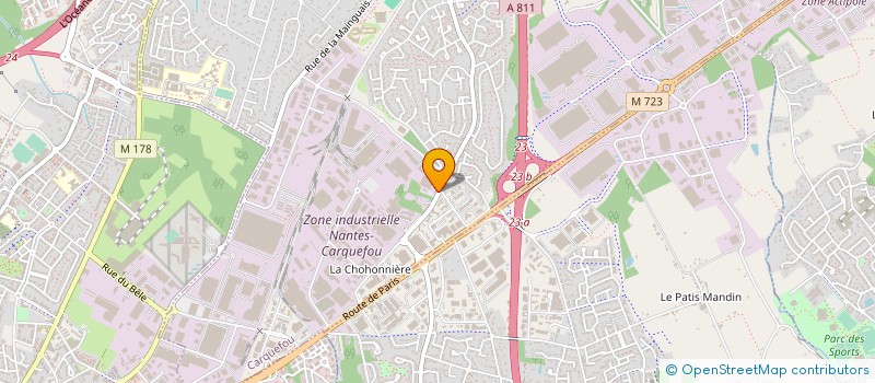 localisation de l'entreprise TOLERIE DE LA LOIRE INDUSTRIES  CARQUEFOU