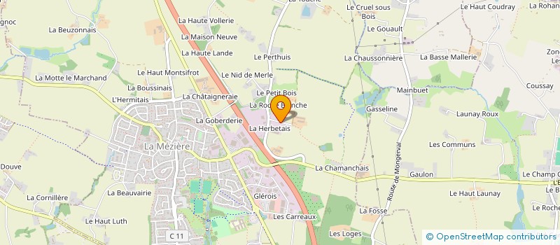 localisation de l'entreprise TOLERIE DE LOUVIERS à LA MEZIERE