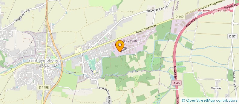 localisation de l'entreprise TOLERIE ET SERRURERIE DE L'OZON à SAINT-SYMPHORIEN-D'OZON