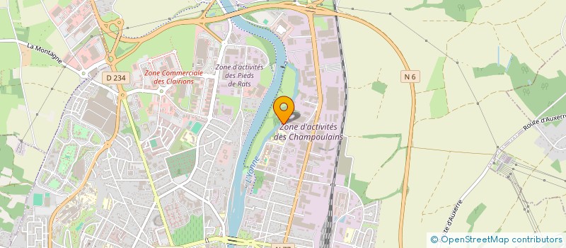 localisation de l'entreprise TOLERIE FINE ICAUNAISE à AUXERRE
