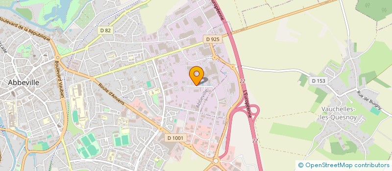 localisation de l'entreprise TOLERIE FINE INDUSTRIELLE  ABBEVILLE