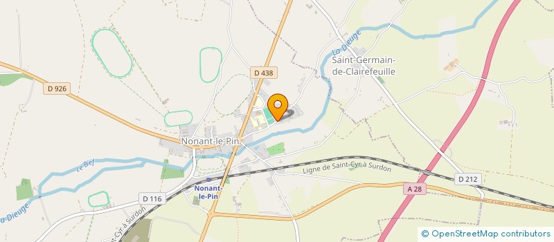localisation de l'entreprise TOLERIE INDUSTRIELLE NONANTAISE à NONANT-LE-PIN