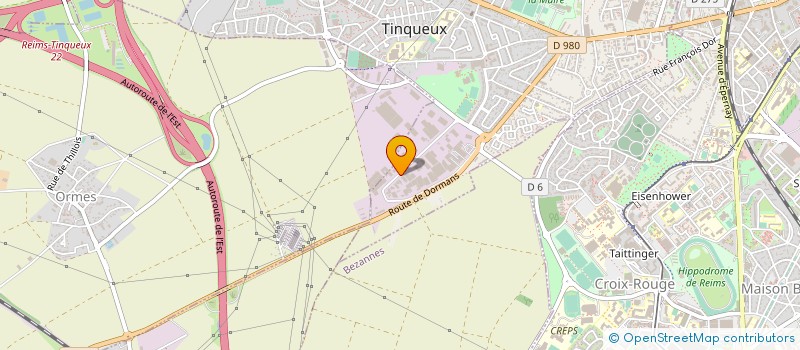 localisation de l'entreprise TOLERIE INDUSTRIELLE REMOISE à TINQUEUX