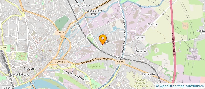 localisation de l'entreprise TOLERIE MODERNE à NEVERS