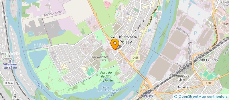 localisation de l'entreprise TOLERIE SERRURERIE PROTOTYPE PRODUCTION à CARRIERES-SOUS-POISSY