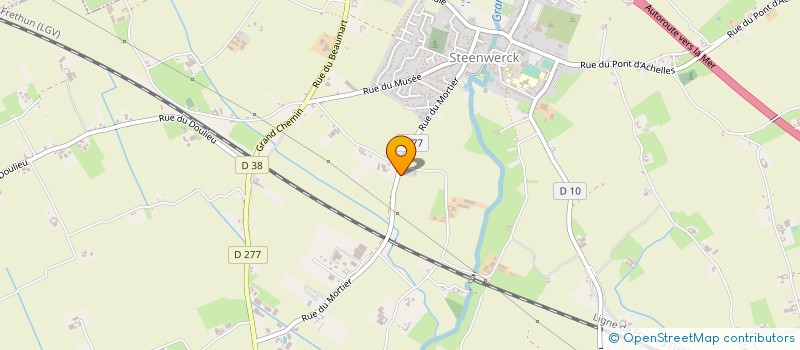 localisation de l'entreprise TOLEXPRESS à STEENWERCK