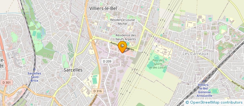 localisation de l'entreprise TOLGA  VILLIERS-LE-BEL