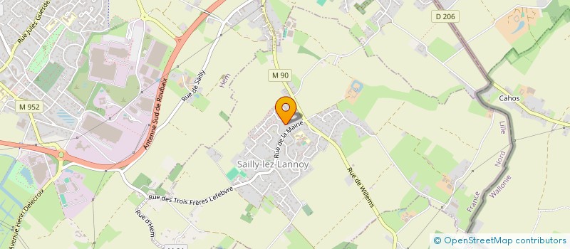 localisation de l'entreprise TOLGANOR  TOUFFLERS