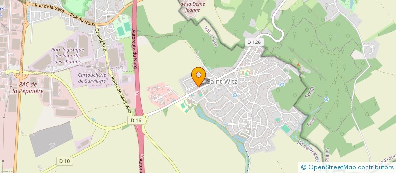 localisation de l'entreprise TOLI CONSEIL FORMATION  SAINT-WITZ