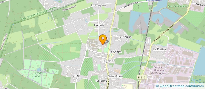 localisation de l'entreprise TOLIA à BLANQUEFORT