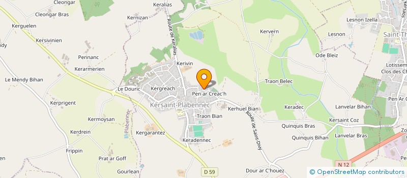 localisation de l'entreprise TOLICIA  KERSAINT-PLABENNEC