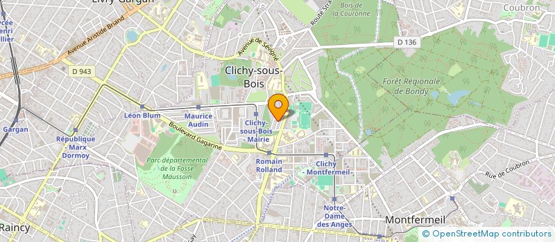 localisation de l'entreprise TOLKAN AIT KHLOUF TECHNOLOGIE à CLICHY-SOUS-BOIS