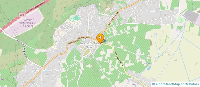 localisation de l'entreprise TOLLANA  ROCHEFORT-DU-GARD