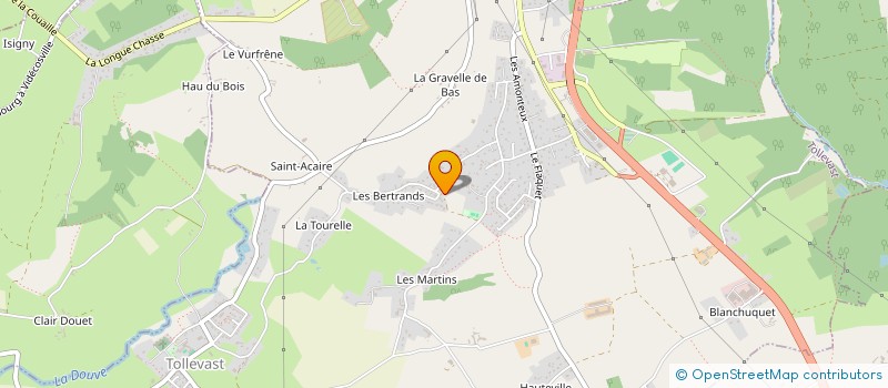 localisation de l'entreprise TOLLDIAG  TOLLEVAST