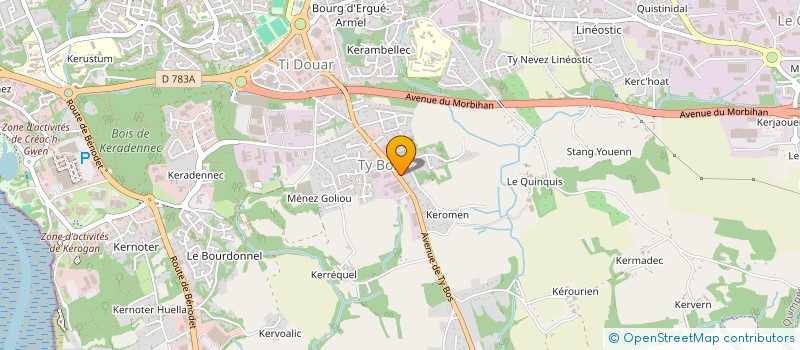localisation de l'entreprise TOLLEC INVESTISSEMENTS à GOUESNACH